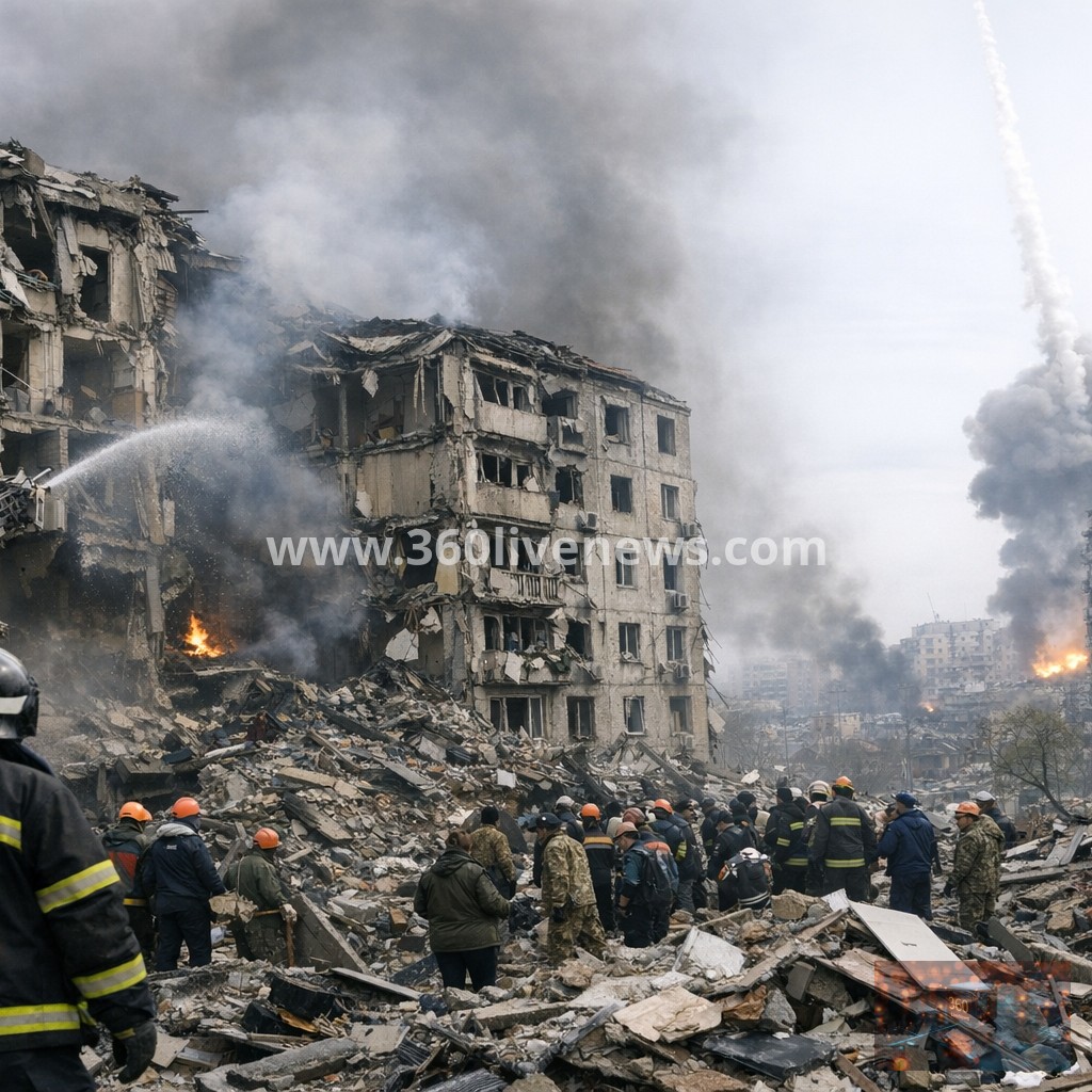 Deadly Russian missile and drone strikes hit Ukraine cities