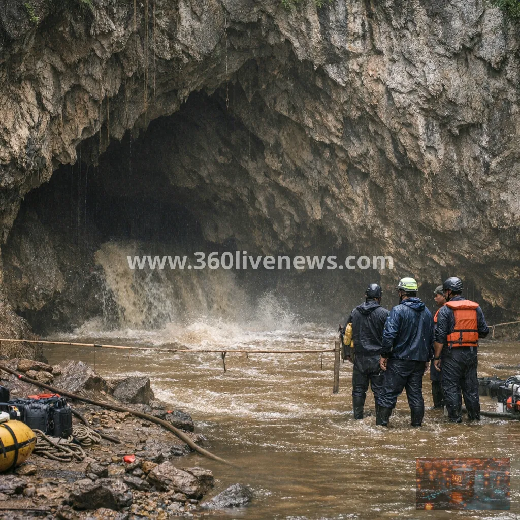 Laos cave rescue halted as conditions worsen for two still missing