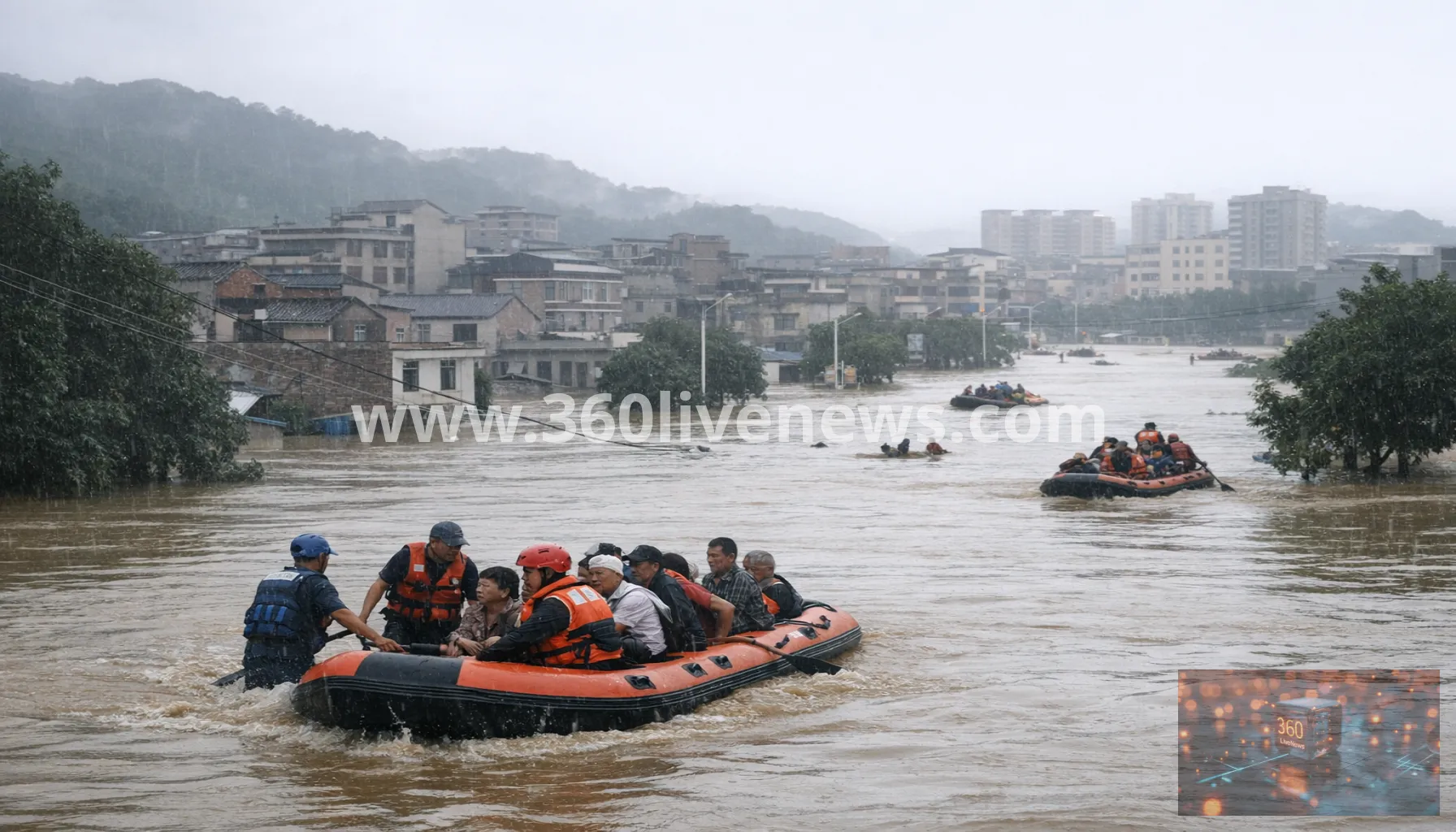 Typhoon Narra triggers record flooding and mass evacuations in southern China