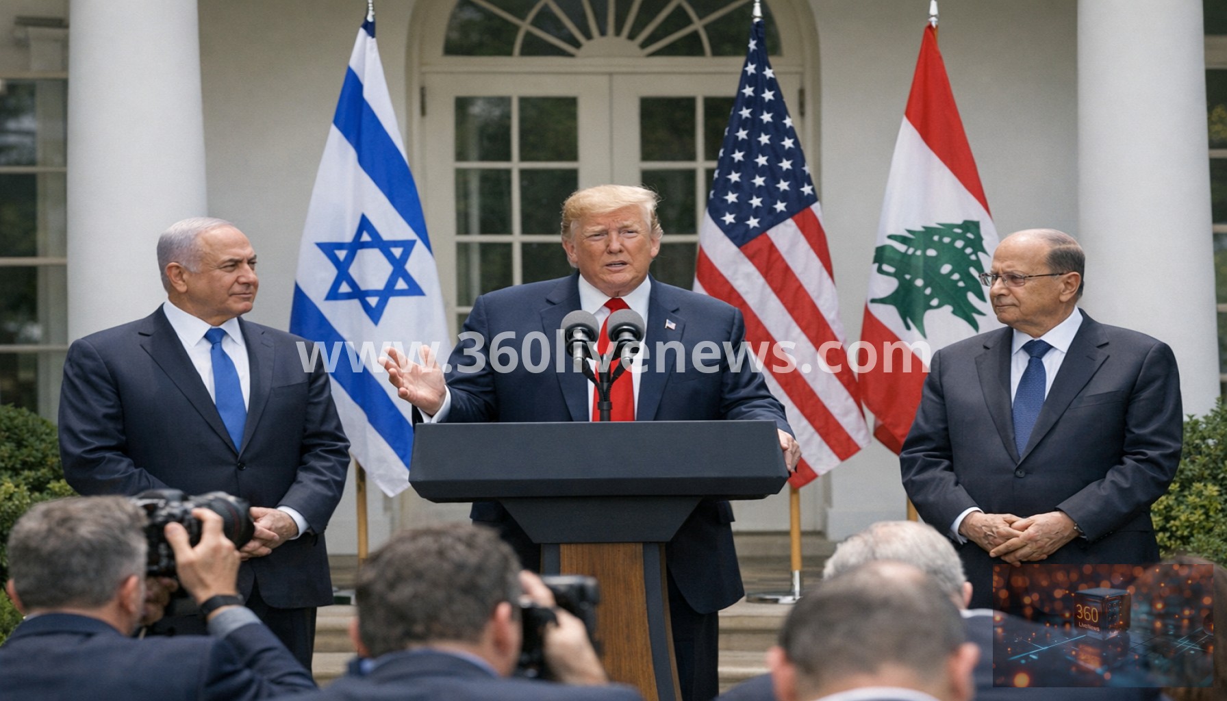US President Trump announces historic talks between Israel and Lebanon leaders