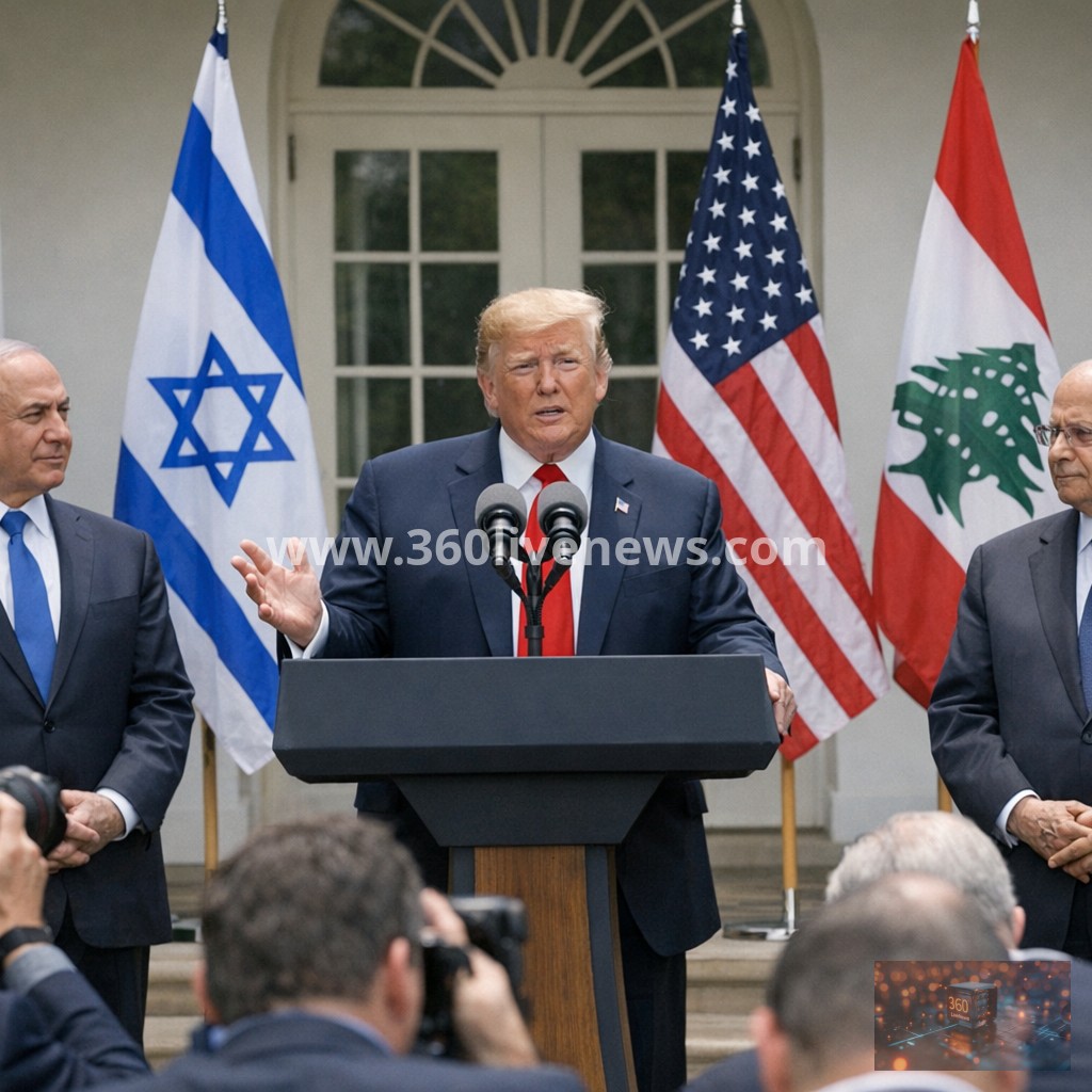 US President Trump announces historic talks between Israel and Lebanon leaders