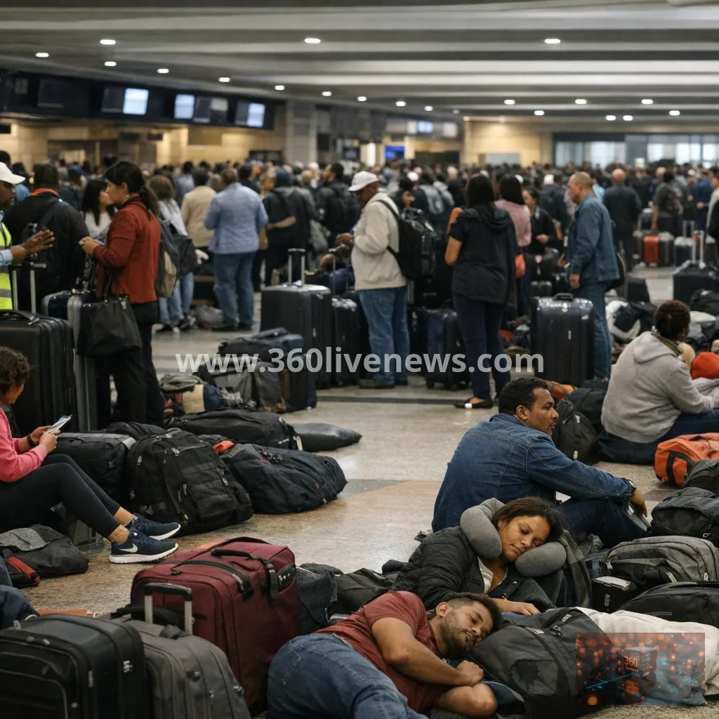 Strike disrupts flights at Kenya's main airport for a second day
