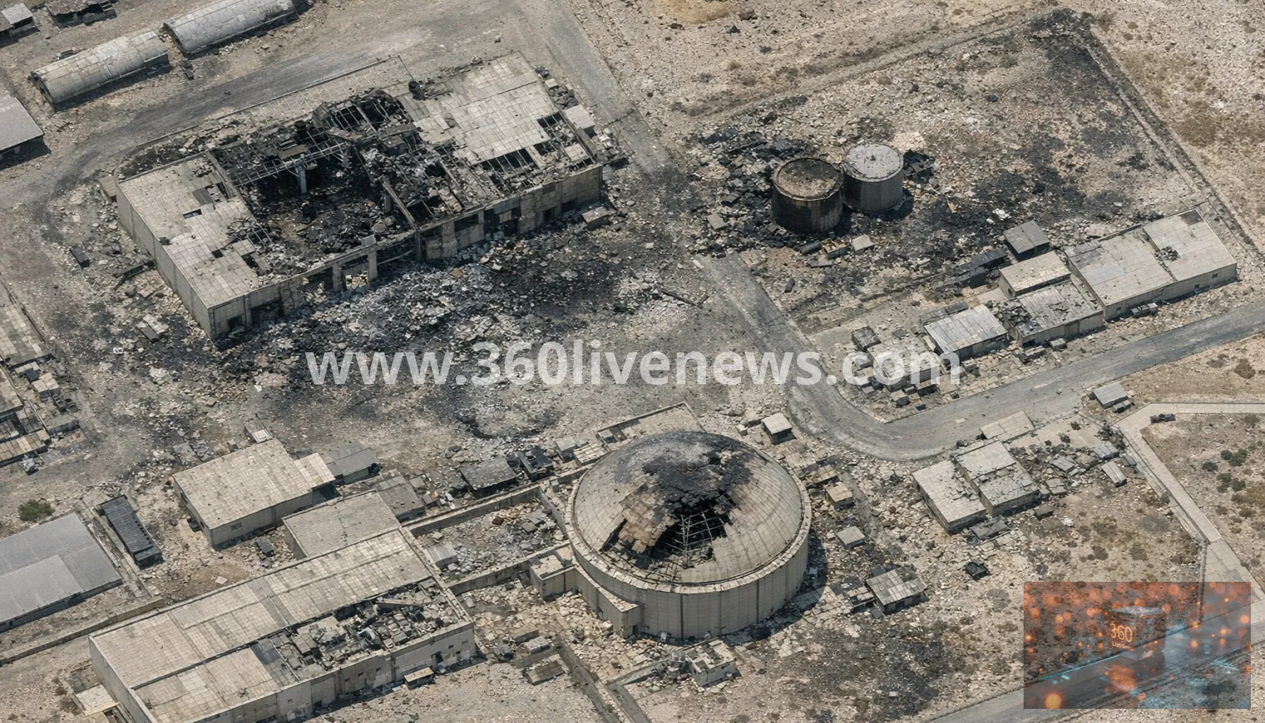 Satellite images reveal damage to Iranian military and nuclear sites after strikes
