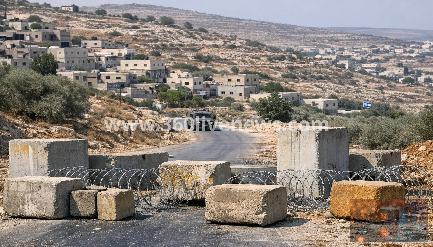 Israeli roadblocks tighten siege around homes in West Bank village of Qusra