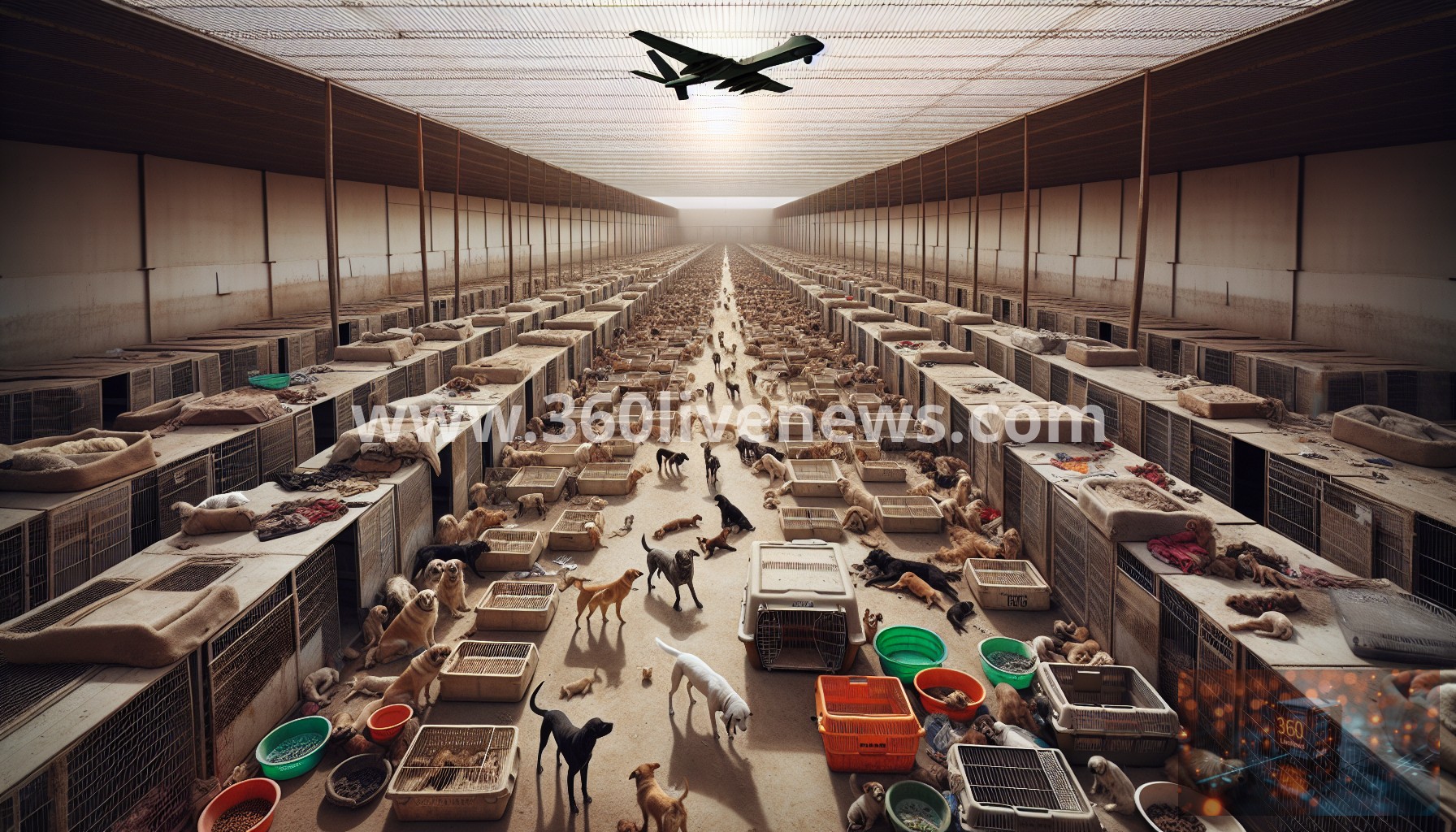 British-run dog shelter in Erbil faces relocation order that may lead to euthanisation of 700 dogs amid regional military activities