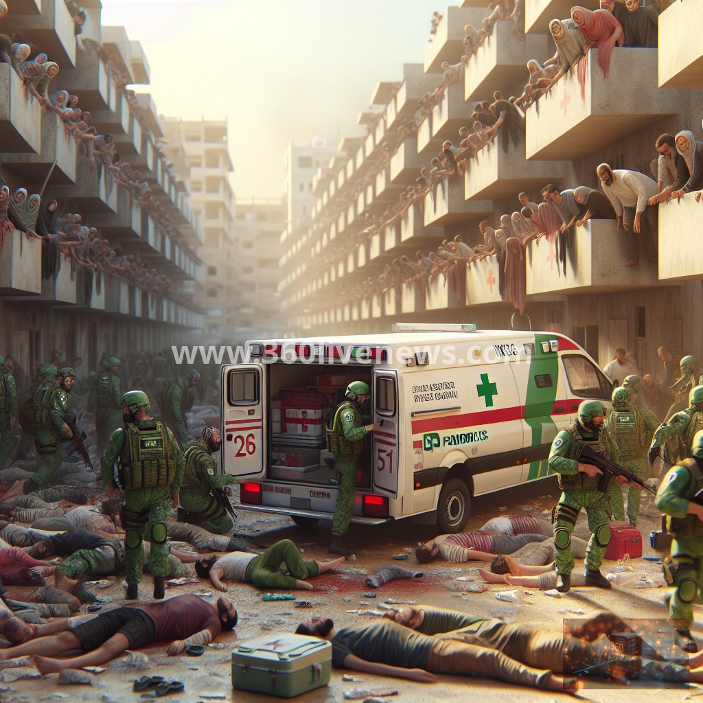 Israeli airstrikes in Lebanon have killed 26 paramedics and injured 51 amid escalating conflict with Hezbollah