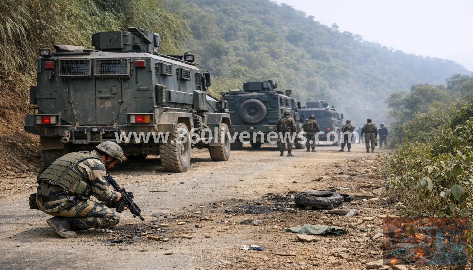 Two Assam Rifles personnel killed in militant ambush in Manipur's Ukhrul district