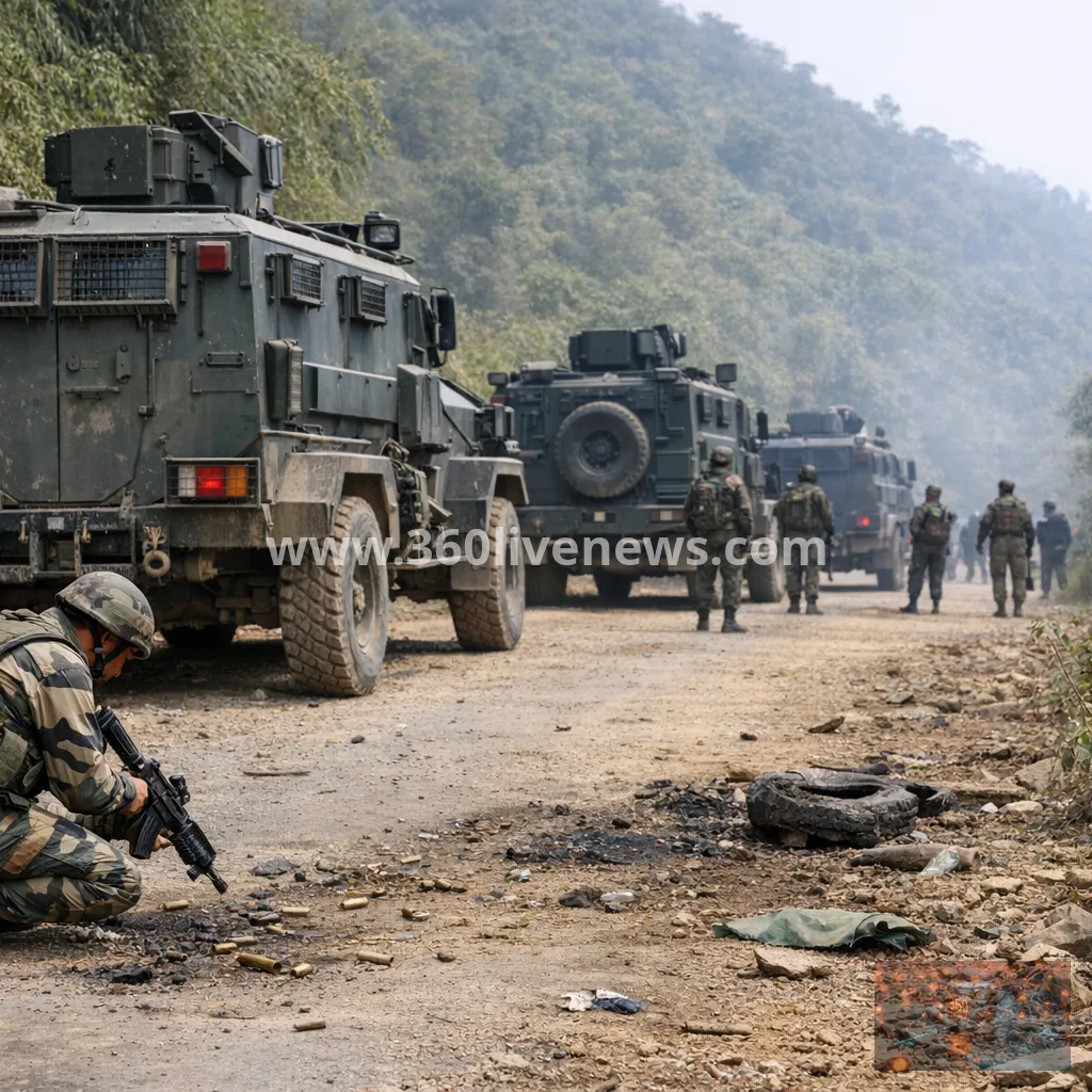 Two Assam Rifles personnel killed in militant ambush in Manipur's Ukhrul district