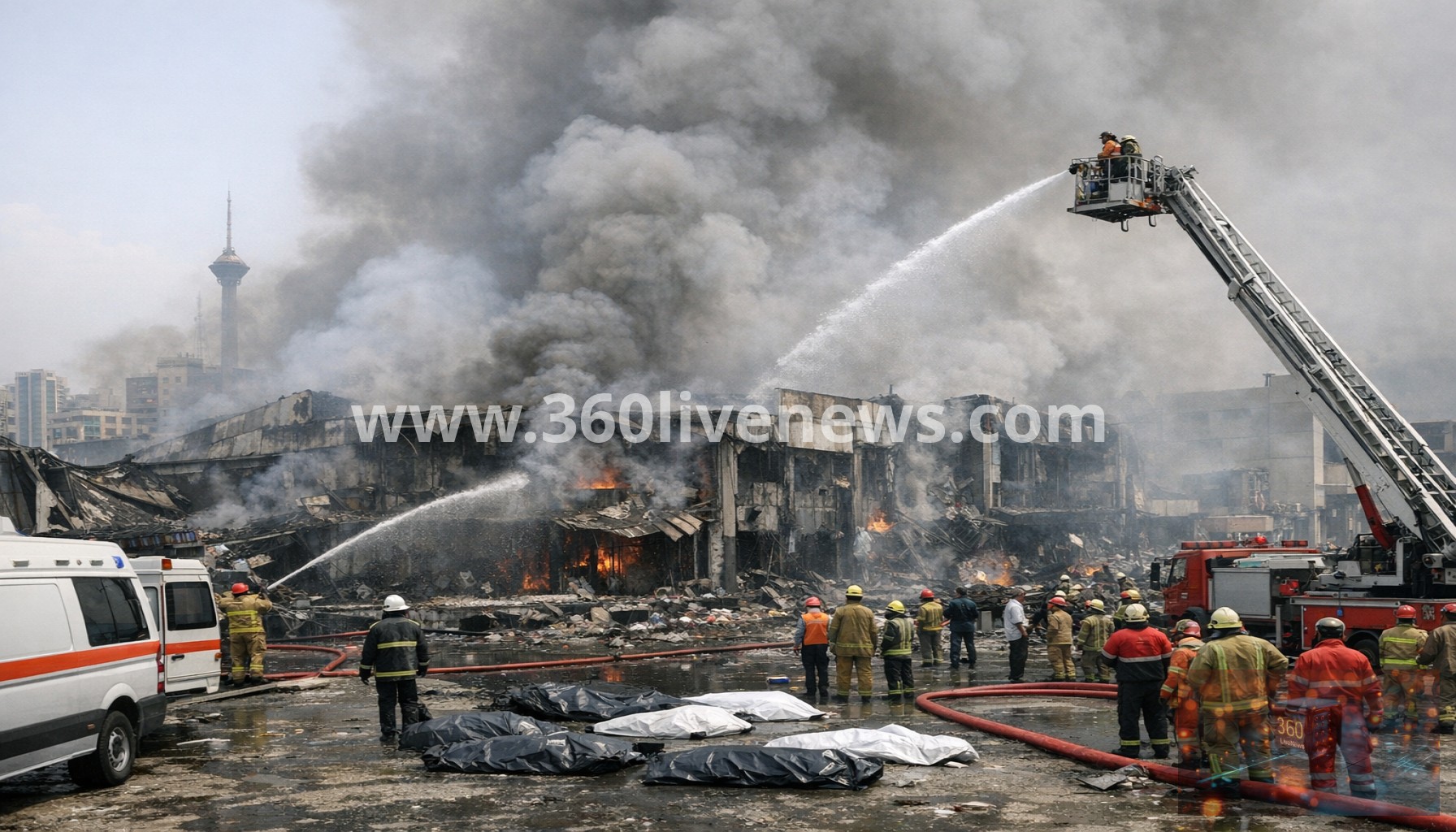 Iran fire at commercial complex near Tehran kills at least 11