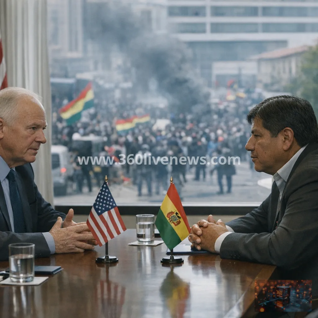 US backs Bolivia's President Paz as protests deepen shortages