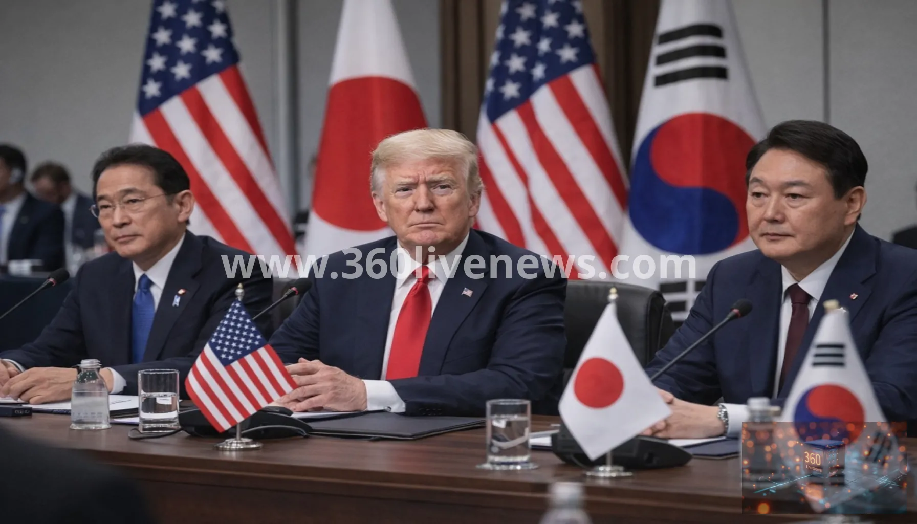 US, South Korea and Japan reaffirm push for North Korea denuclearisation at G20 in Atlanta