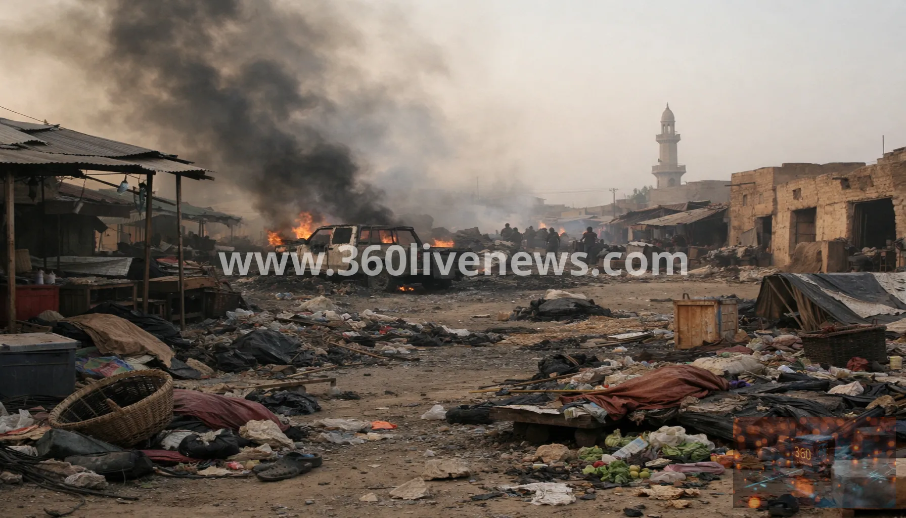 Sudan drone strike kills at least 11 at market in North Kordofan