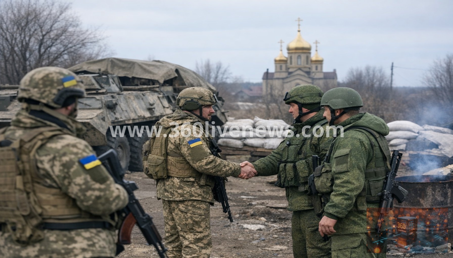 Russia and Ukraine agree to 32-hour ceasefire for Orthodox Easter holiday