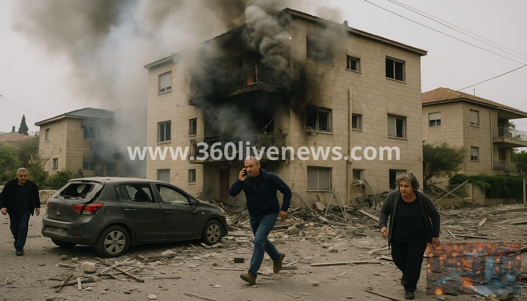 Hezbollah Rocket from Lebanon Strikes Safed, Israel