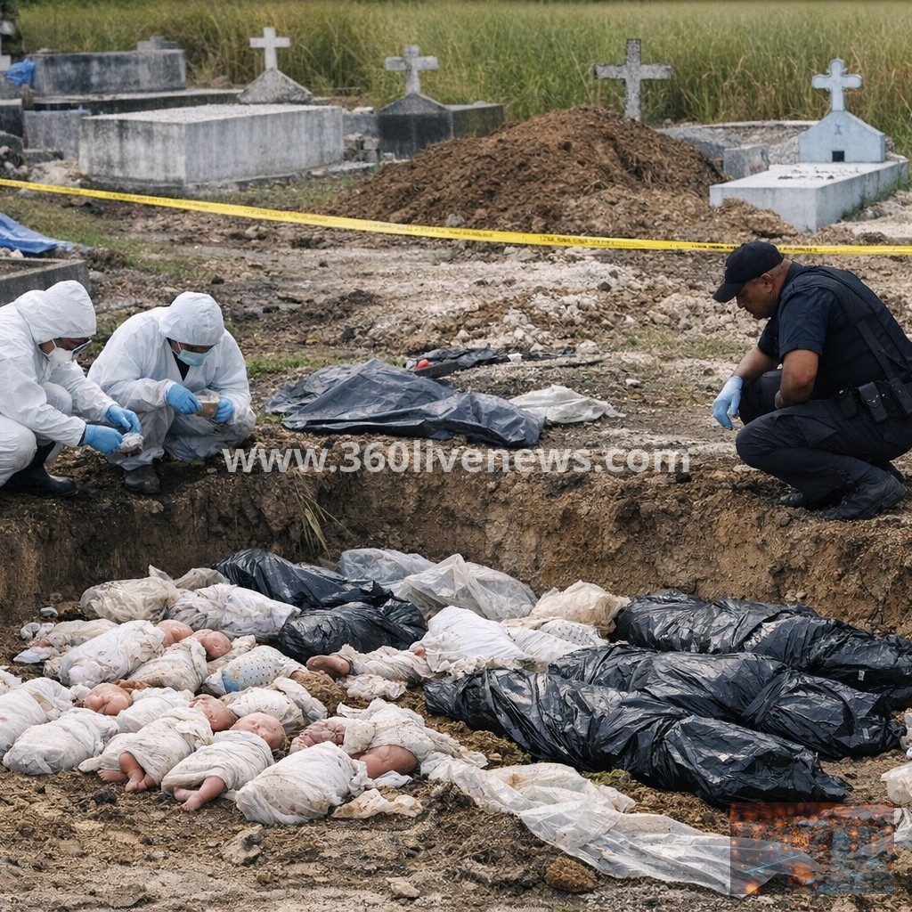 Bodies of 50 infants and 6 adults found dumped in Trinidad graveyard