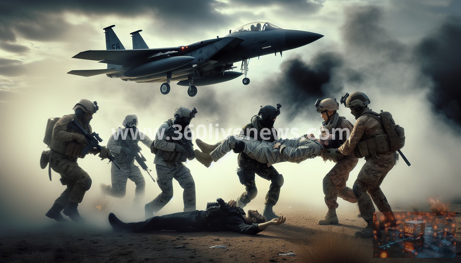 US conducts operation to rescue Air Force officer after F-15E Strike Eagle shot down over Iran