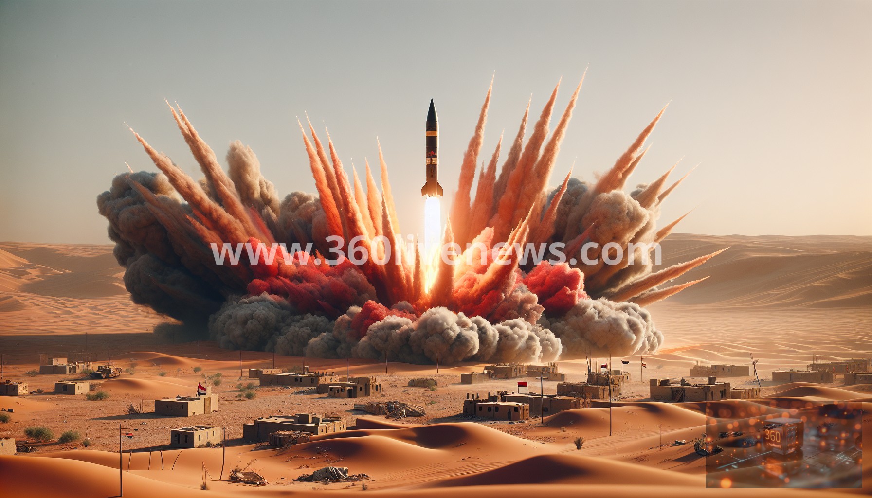 Projectile explodes in Negev desert, escalating tensions linked to Iran conflict amid intensified US-Israel military operations