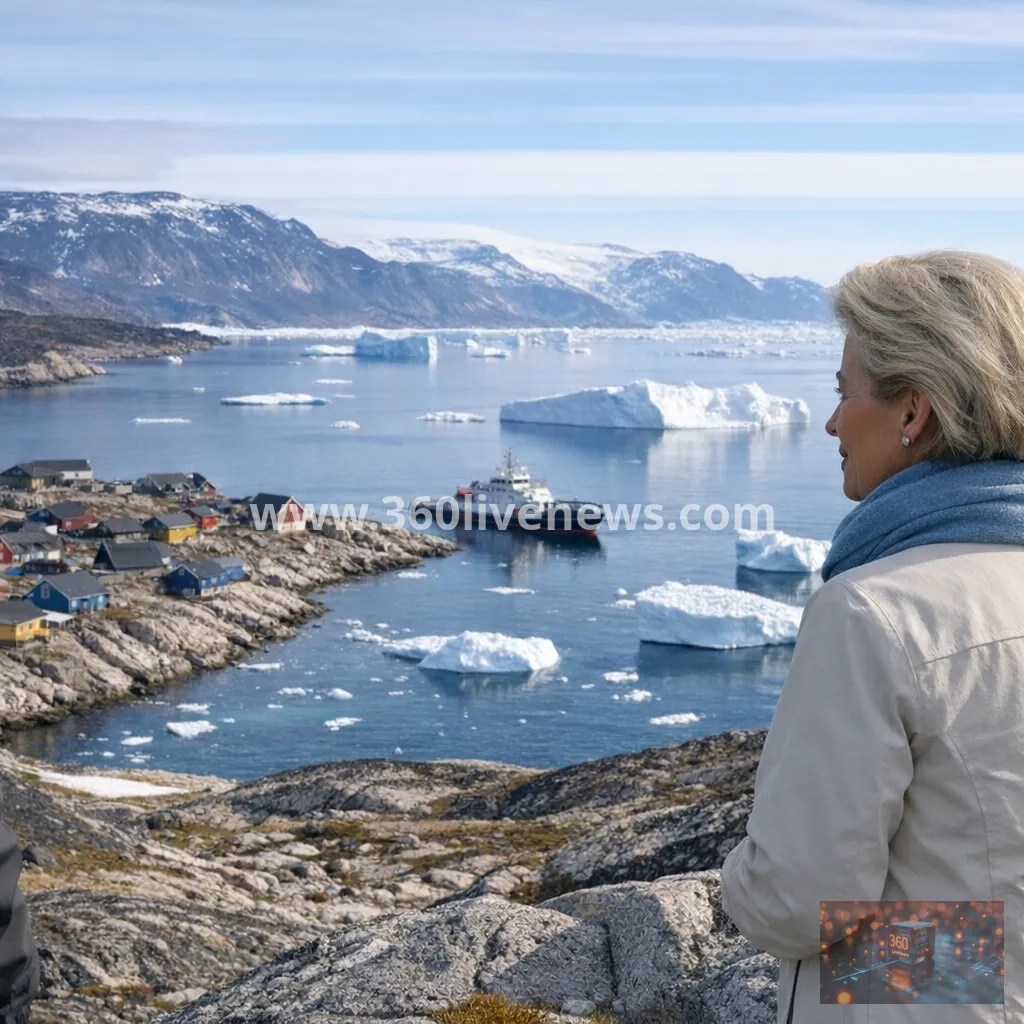 Von der Leyen visits Greenland to reinforce EU Arctic ties