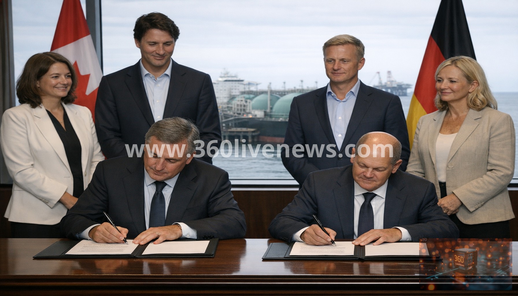 Canada signs landmark LNG export deal with Germany