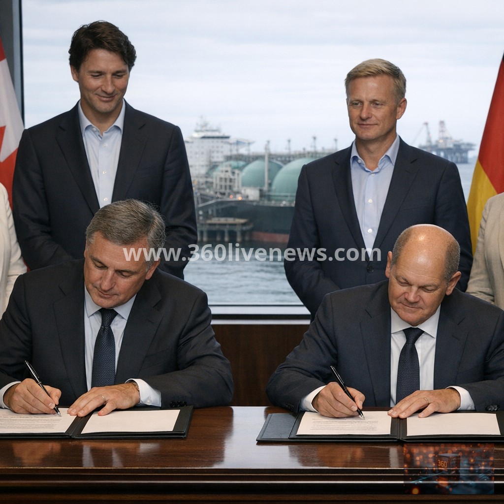 Canada signs landmark LNG export deal with Germany