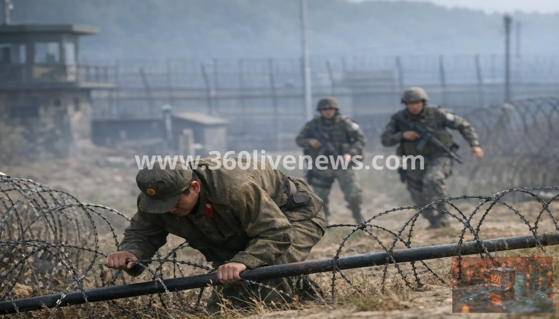 North Korean soldier suspected of defecting crosses demilitarised zone into South Korea