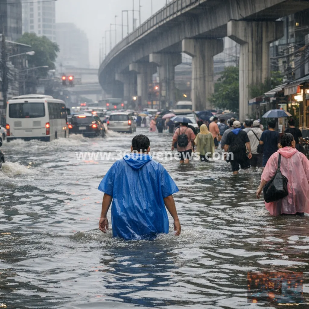 Bangkok flooding deepens as heavy rain continues after disaster declaration