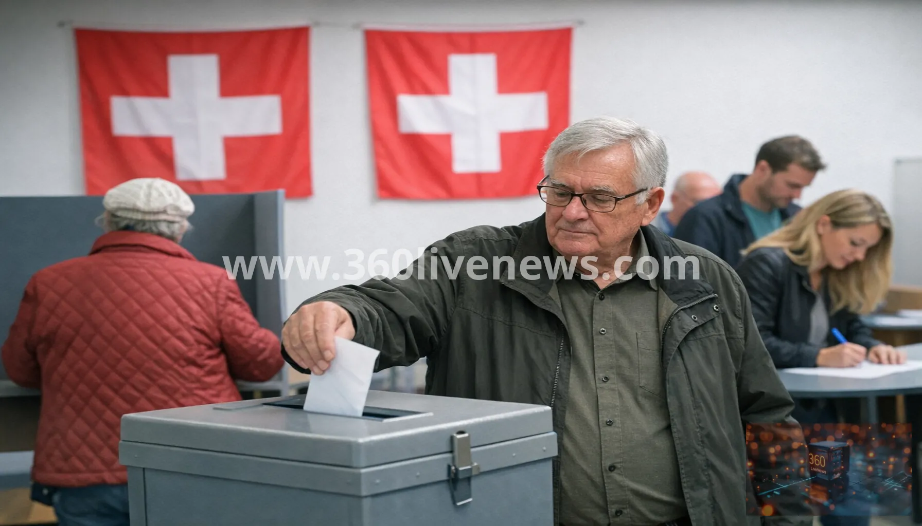 Swiss voters reject stricter neutrality rules as all cantons back the no vote