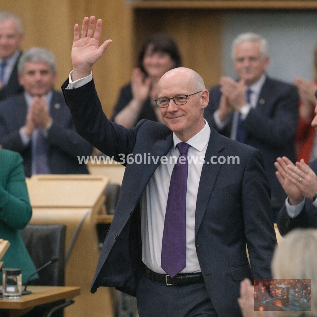 John Swinney re-appointed as Scotland's first minister after parliamentary vote