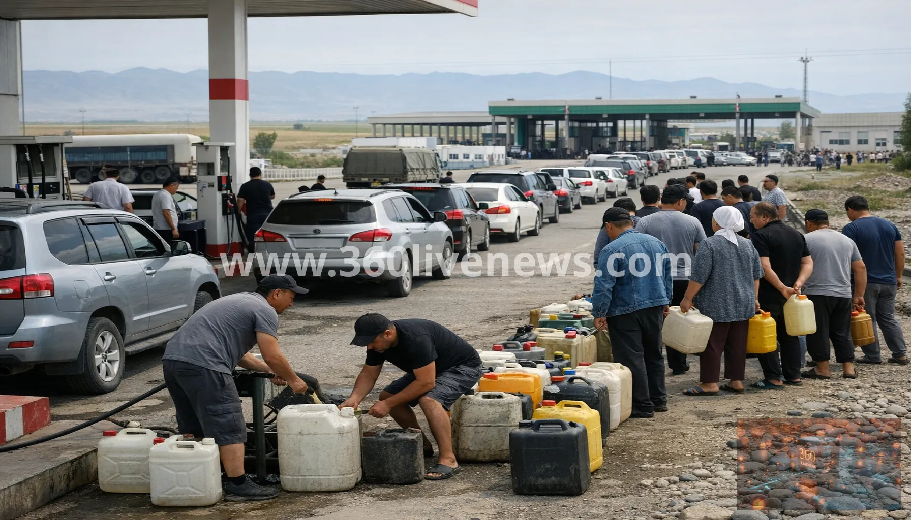 Ukraine's offensive against Russia triggers petrol shortages and cross-border fuel runs in Central Asia