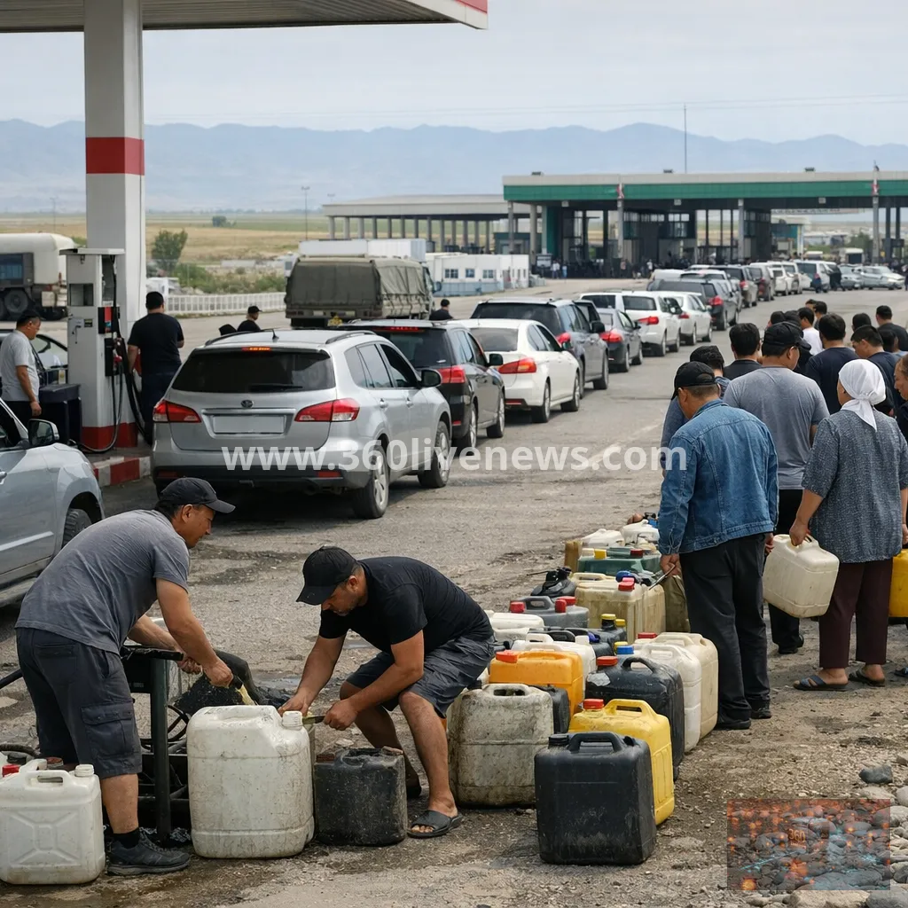 Ukraine's offensive against Russia triggers petrol shortages and cross-border fuel runs in Central Asia
