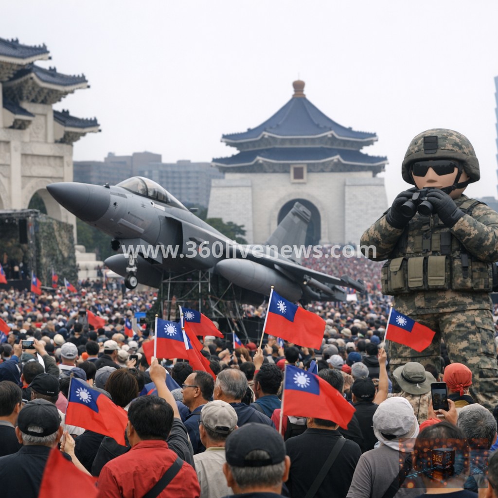 Thousands rally in Taipei for higher defence spending amid China tensions