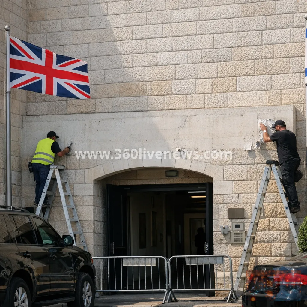 Israel says British consulate in East Jerusalem is ceasing operations as UK rejects closure