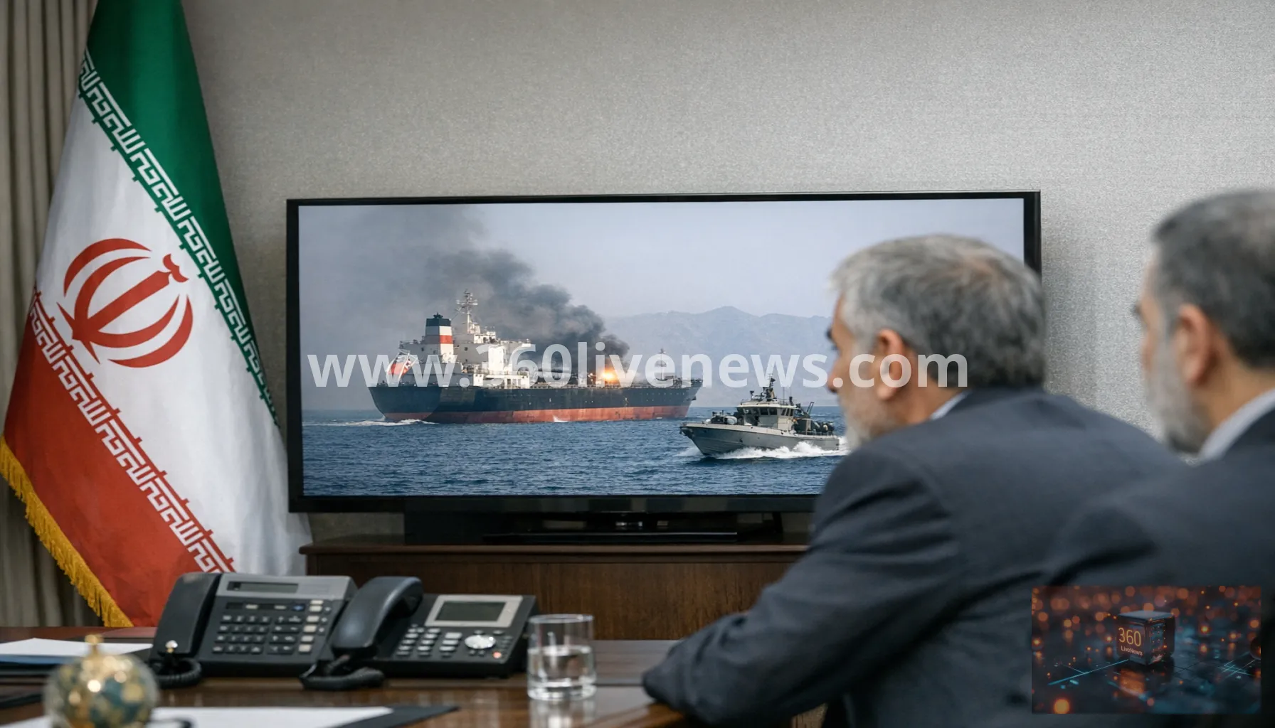 US military fires on Panama-flagged cargo vessel in Gulf of Oman amid Iran blockade