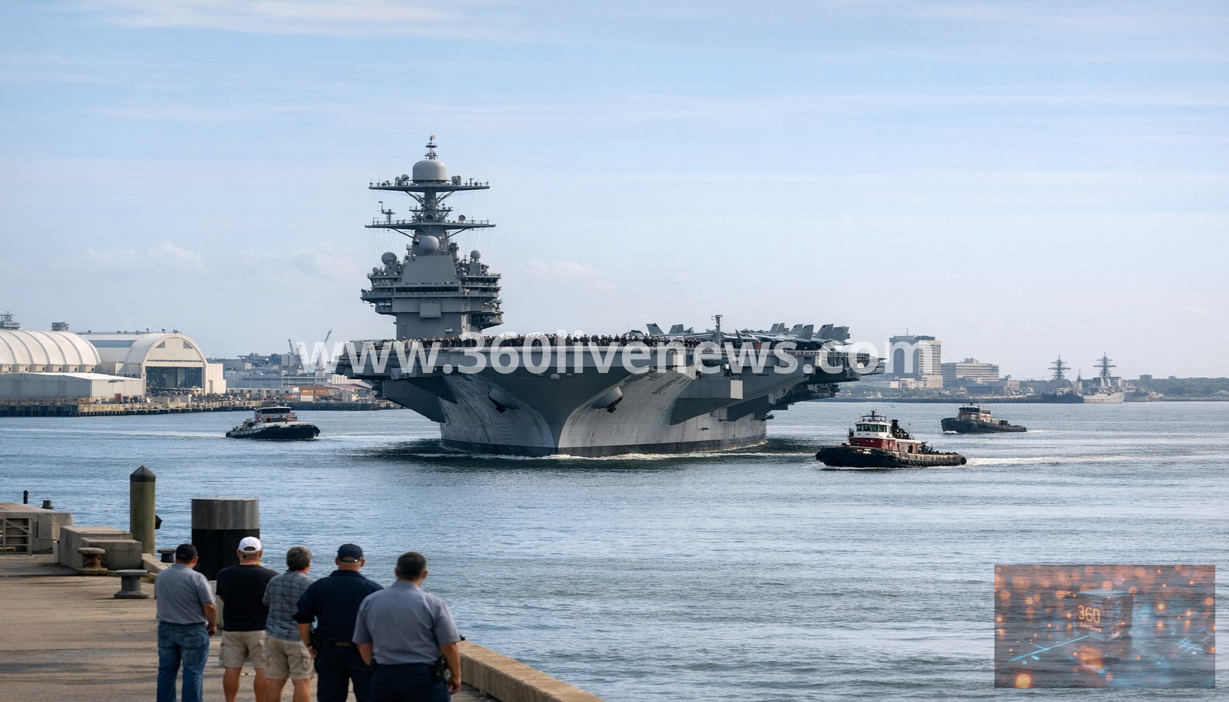 USS Gerald R. Ford to return to Norfolk after nearly year at sea