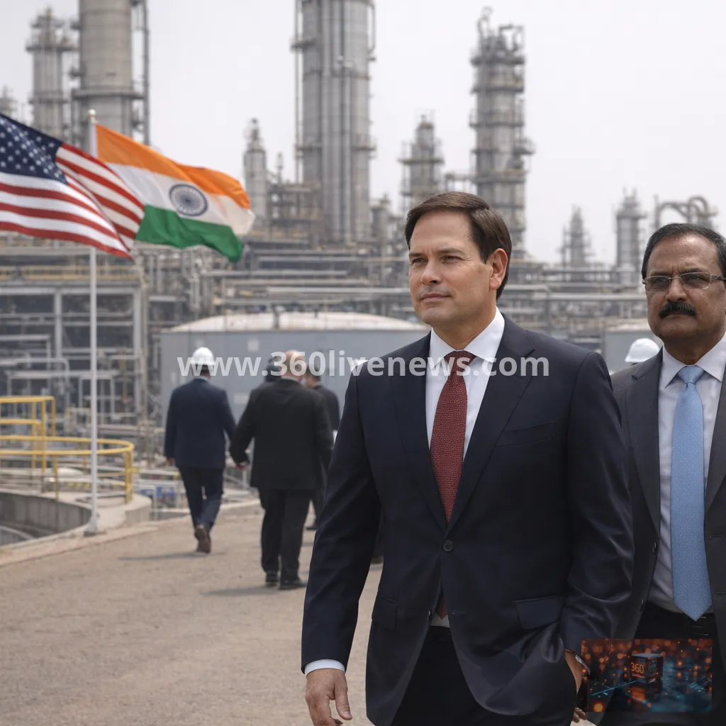 Rubio arrives in India for refinery visit as US weighs energy and trade ties