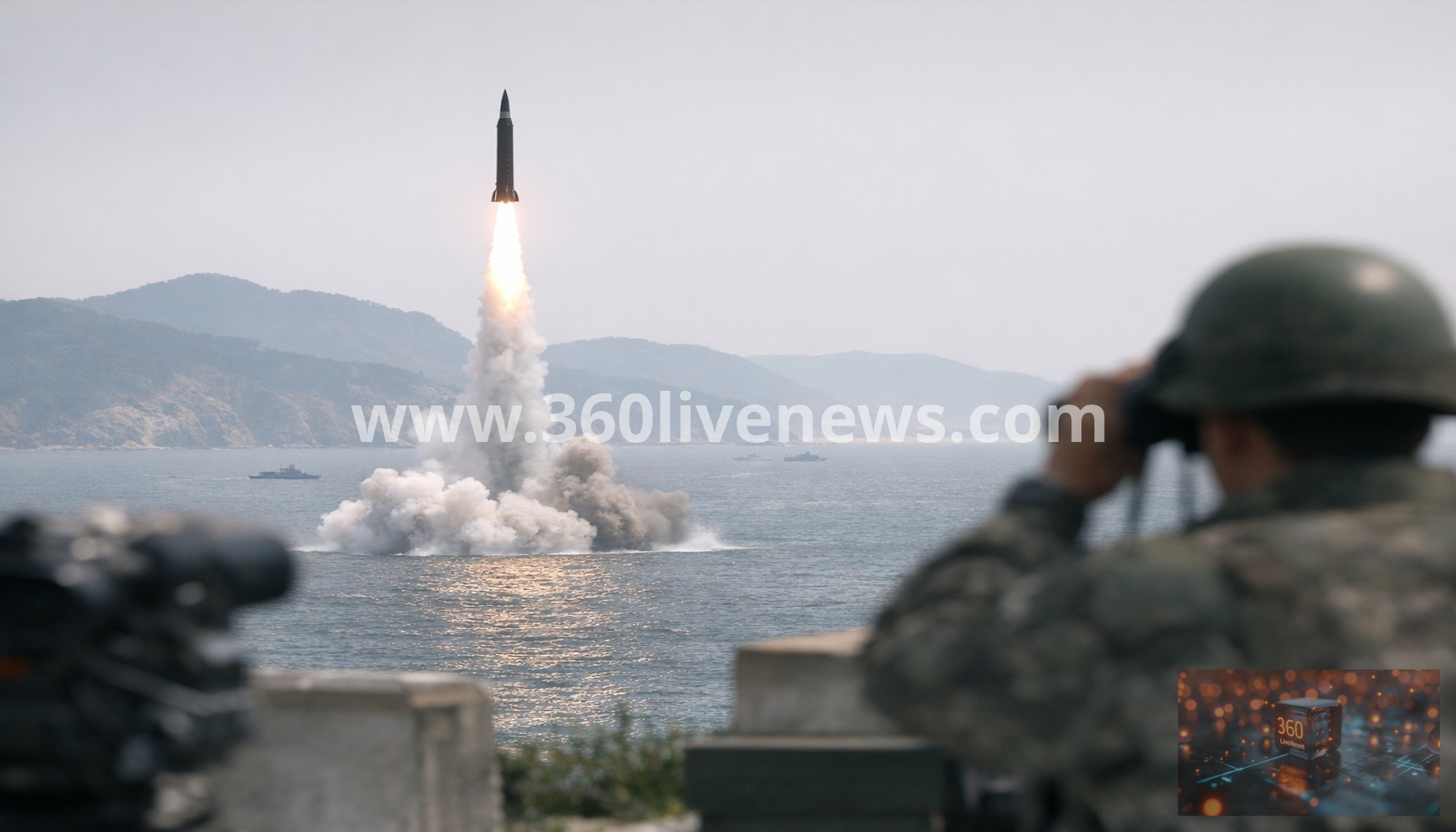 North Korea fires several projectiles, including ballistic missile, into Yellow Sea
