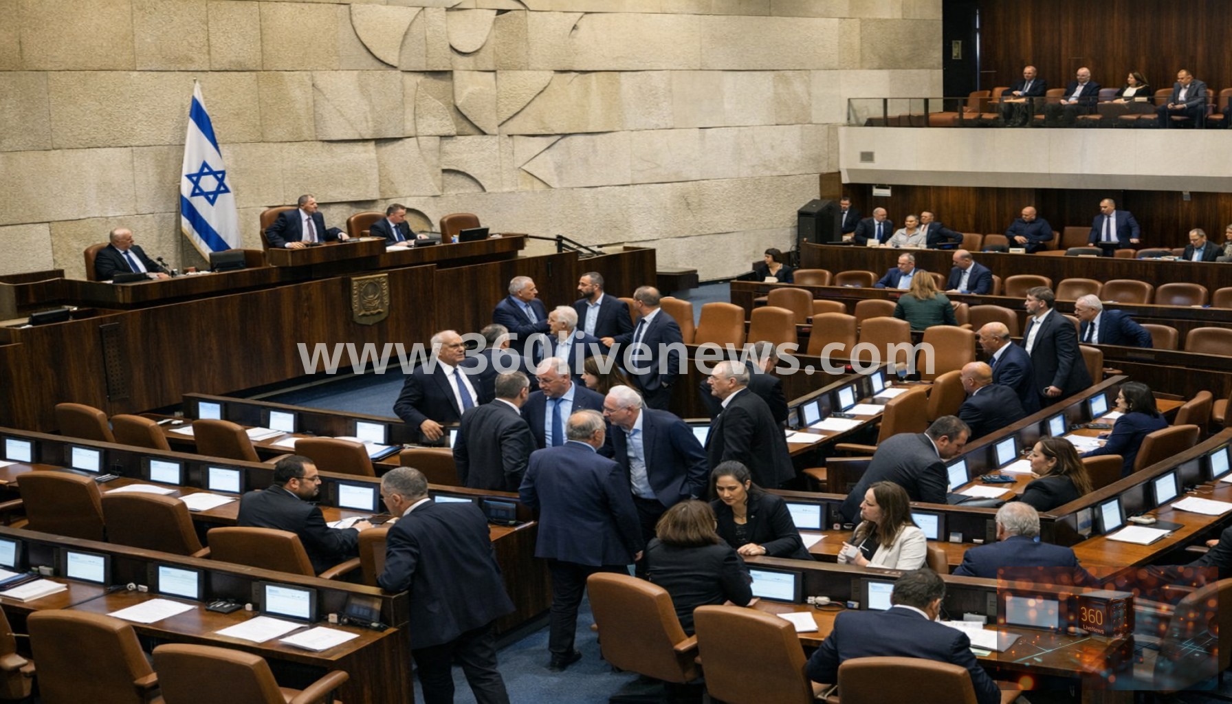 Israeli lawmakers advance bill to dissolve parliament