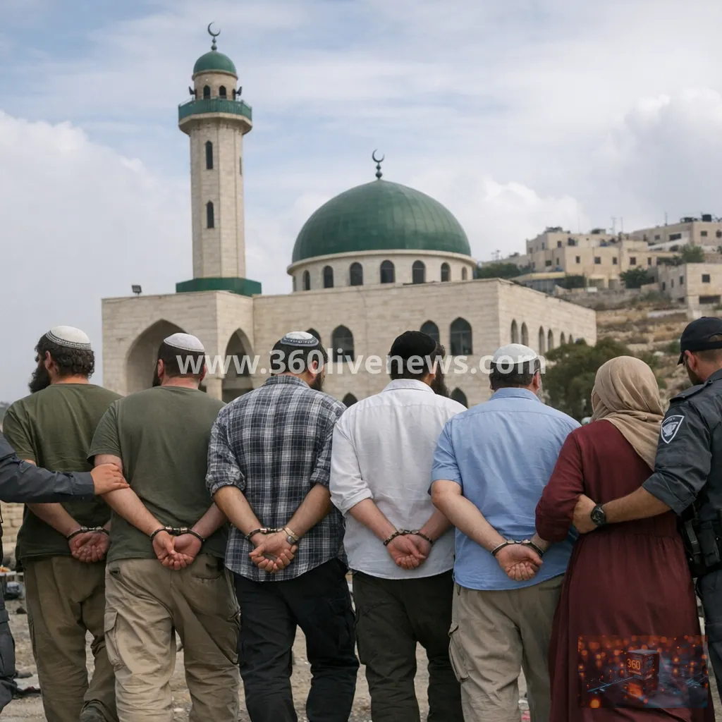 Israeli prosecutors charge six settlers over West Bank mosque attack