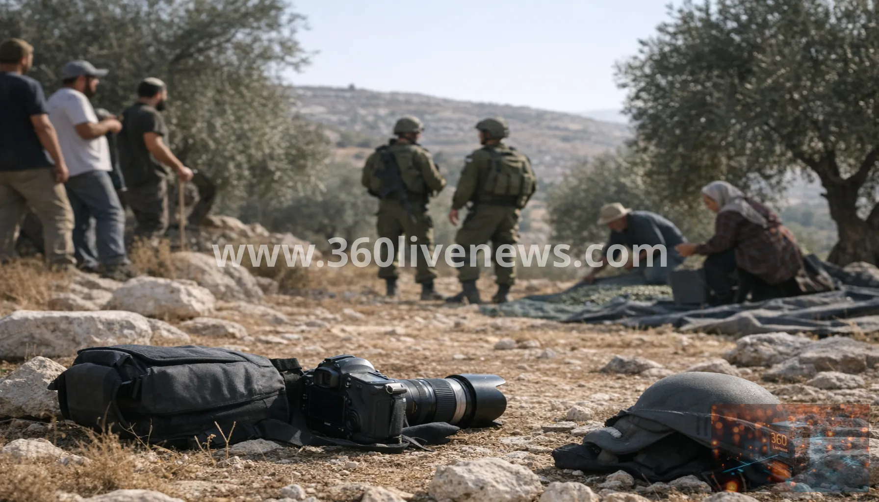 U.S. photojournalist injured in settler attack in the West Bank during olive harvest