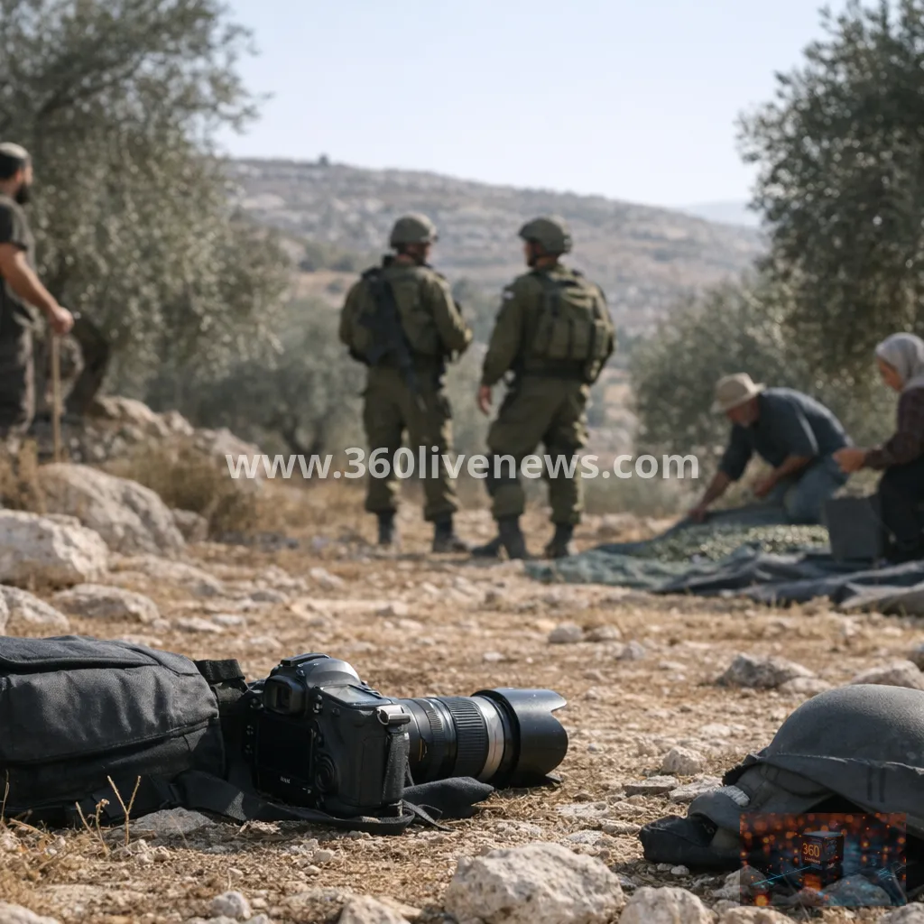 U.S. photojournalist injured in settler attack in the West Bank during olive harvest