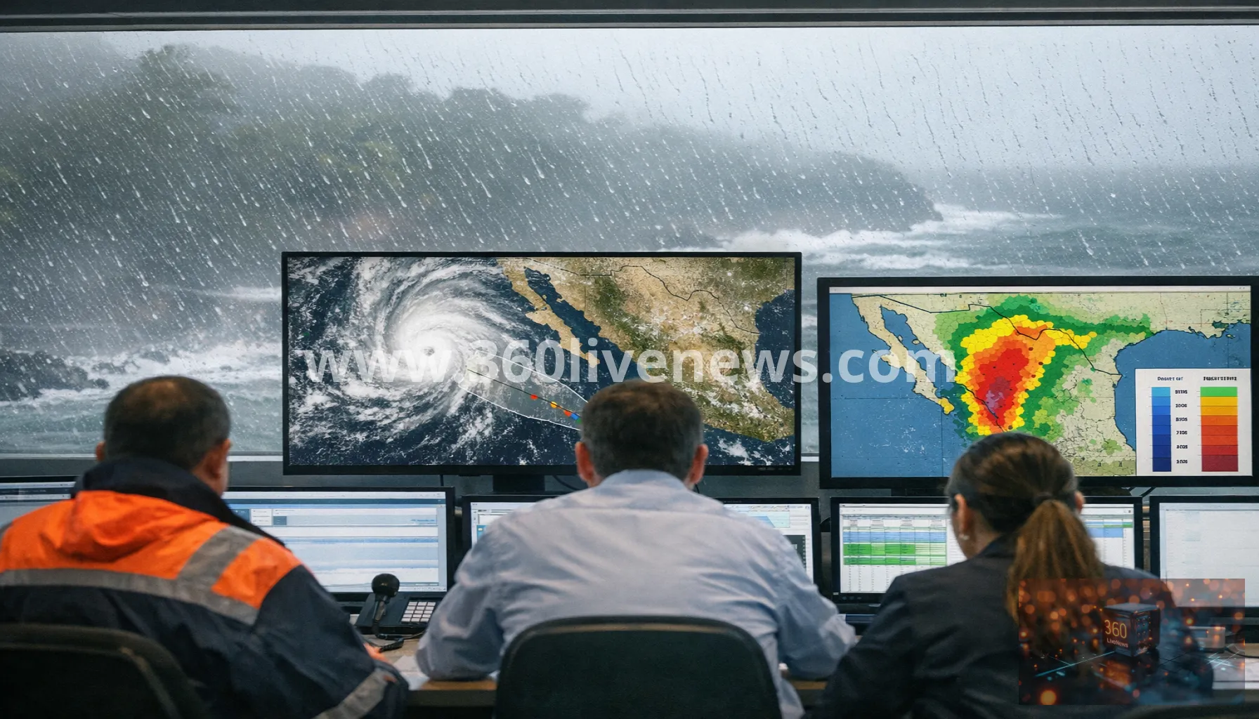 Hurricane Trudy approaches Mexico's western coast with flooding and landslide risk