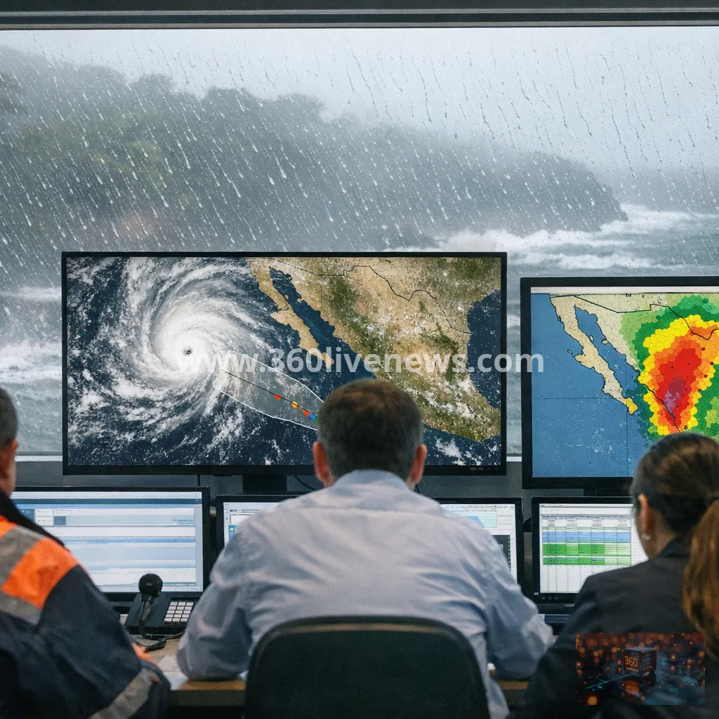 Hurricane Trudy approaches Mexico's western coast with flooding and landslide risk