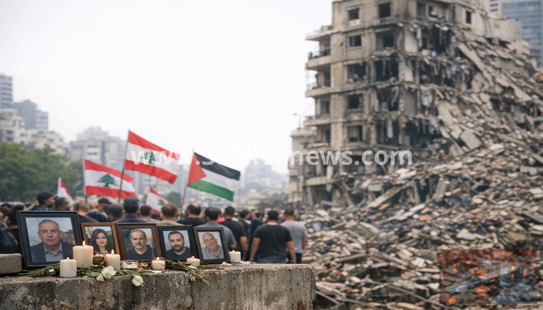 Families in Beirut demand justice after Israeli strike killed five relatives