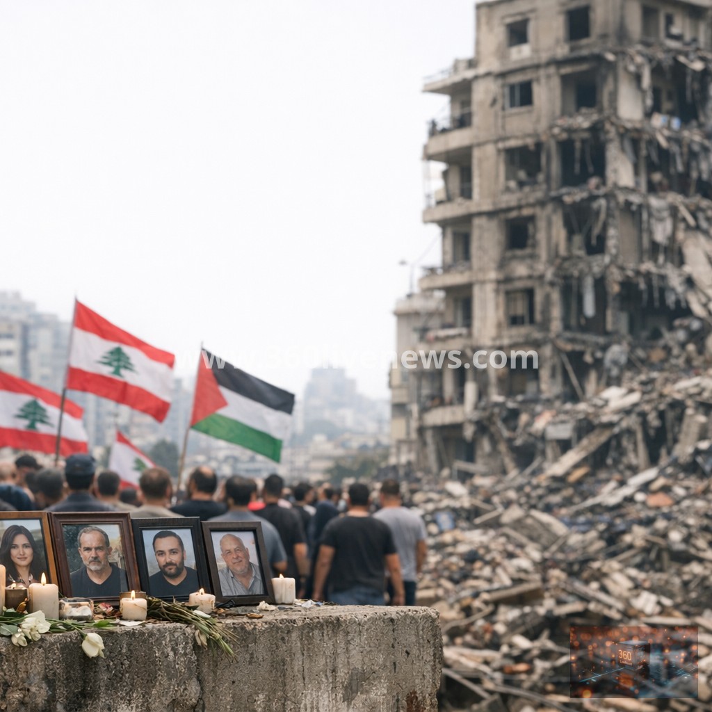 Families in Beirut demand justice after Israeli strike killed five relatives