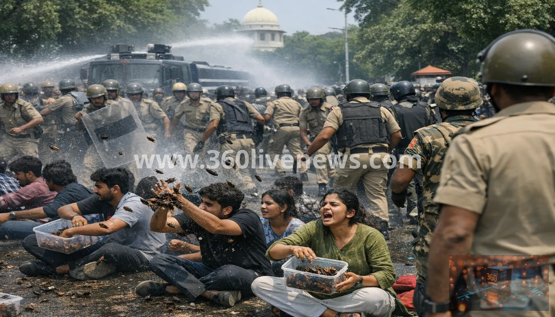 India Supreme Court orders inquiry into police conduct during youth-led 'cockroach' protests