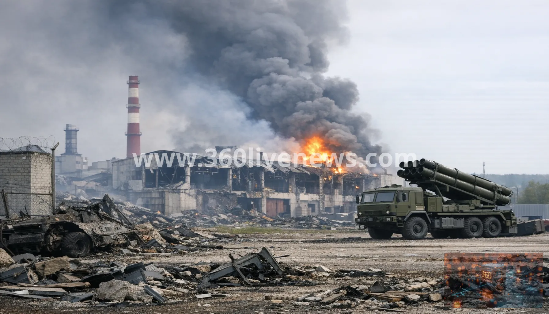 Ukraine says missiles and drones hit military plant and oil refineries deep inside Russia