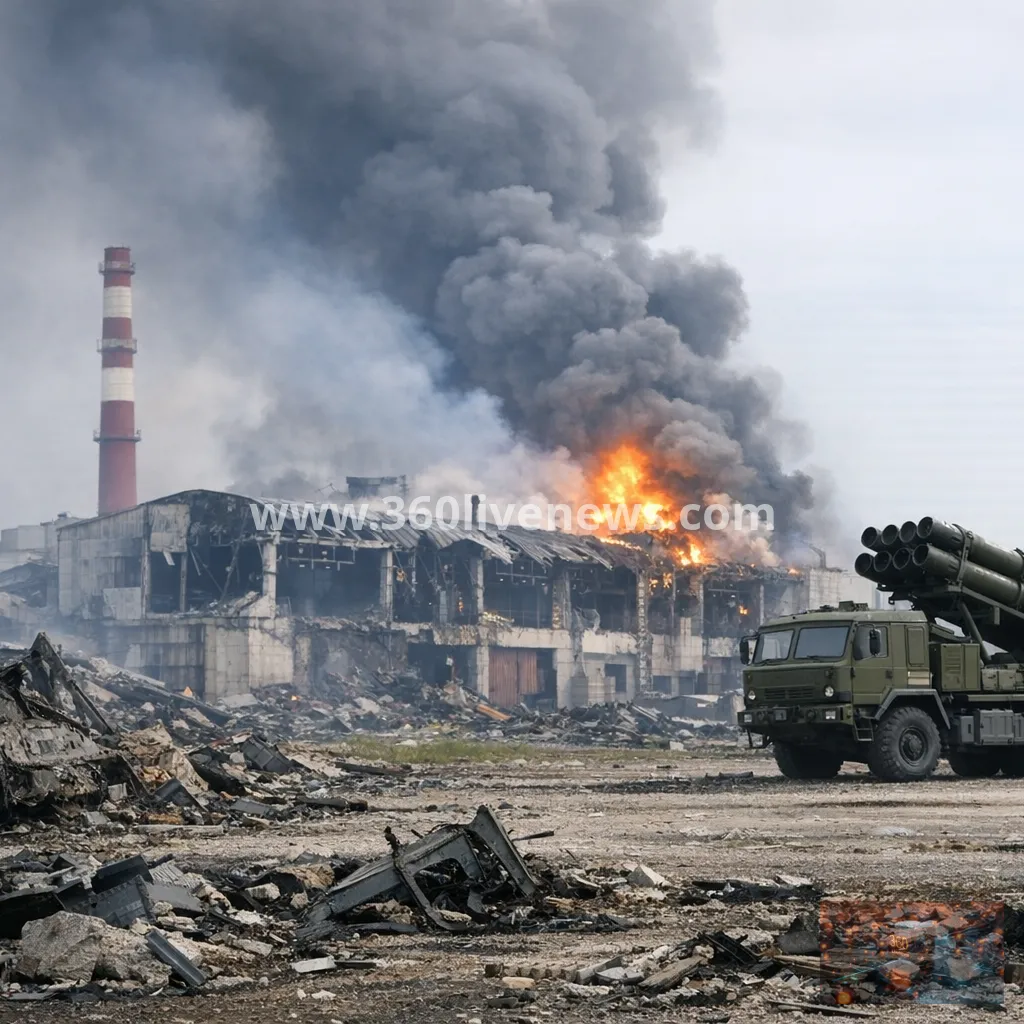 Ukraine says missiles and drones hit military plant and oil refineries deep inside Russia