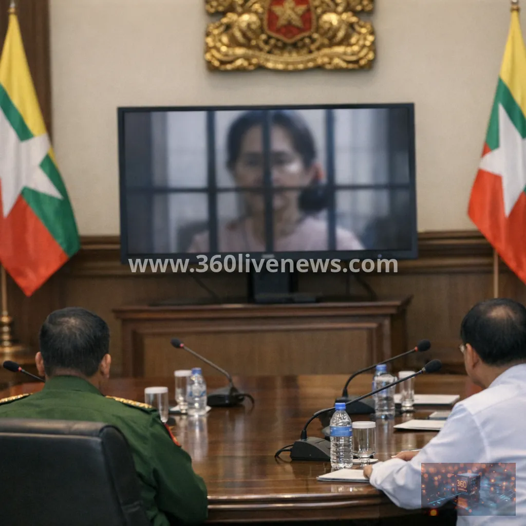 Myanmar releases first images of detained Aung San Suu Kyi in two months after King Charles package
