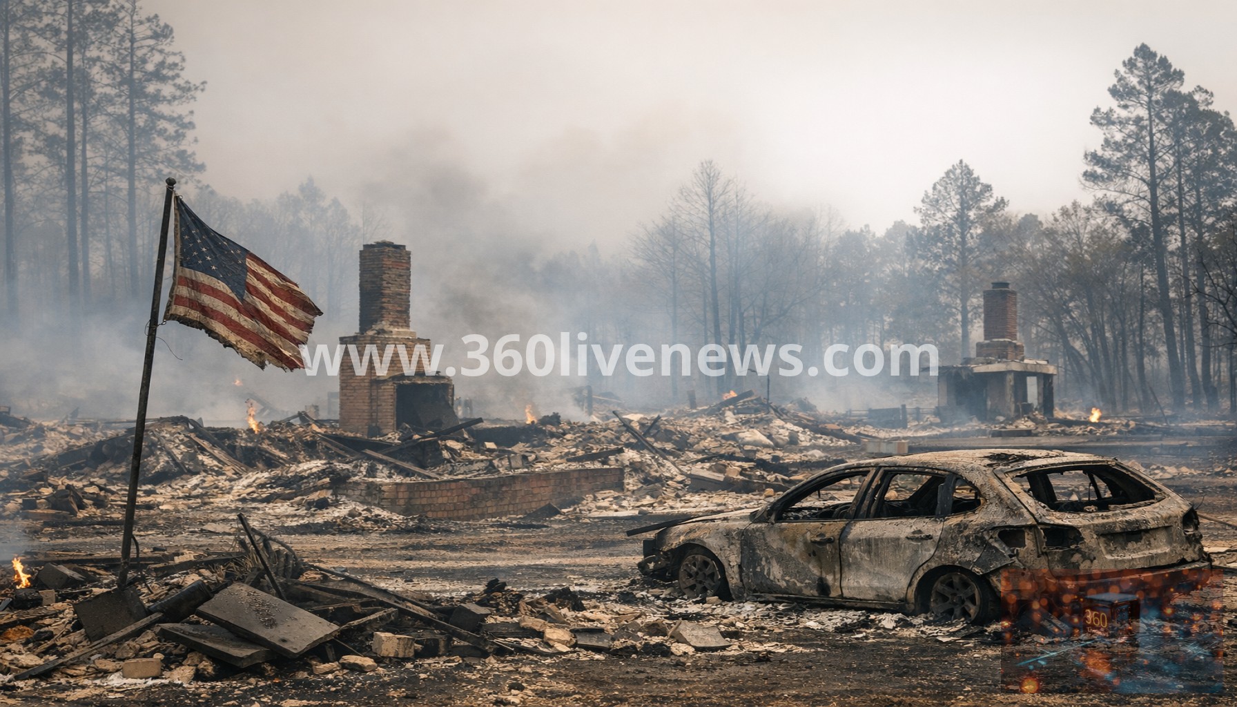 Deadly Wildfires Destroy Structures in Georgia and Florida