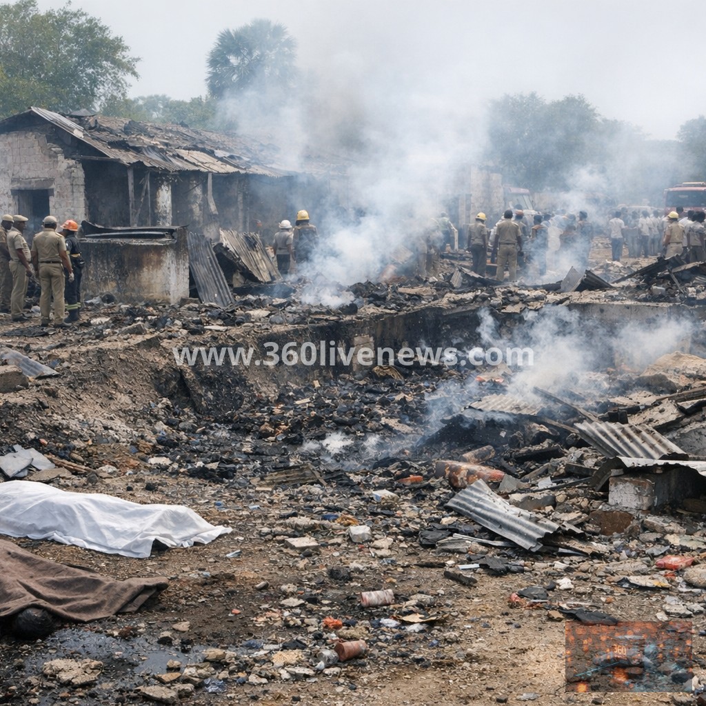 At least 25 killed in firecracker factory blast in Tamil Nadu, India